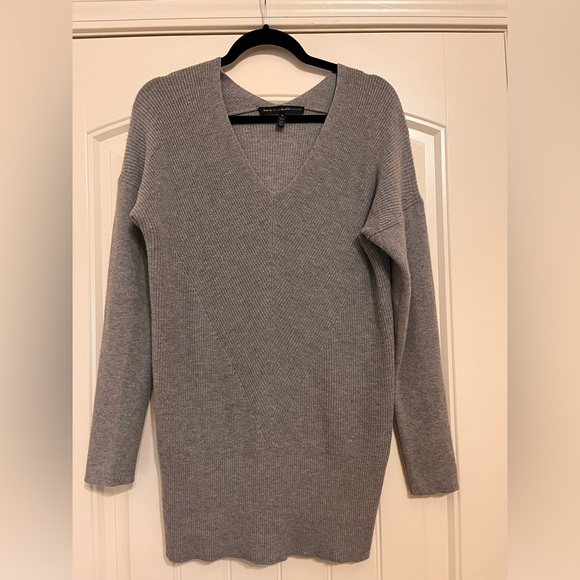 White House Black Market Long Sleeve Ribbed Tunic - Picture 7 of 11